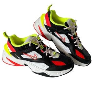 Nike M2K Tekno C12969 003 Crimson Volt Silver Black White Men’s 9 Sneakers
